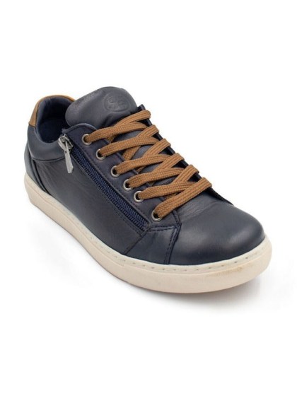 Safe Step KA22801 Navy .Sneaker μπλε με φερμουάρ 